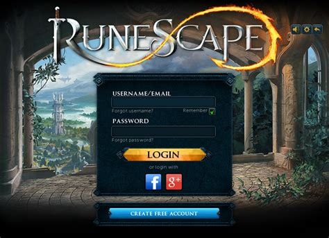 runescape login with username